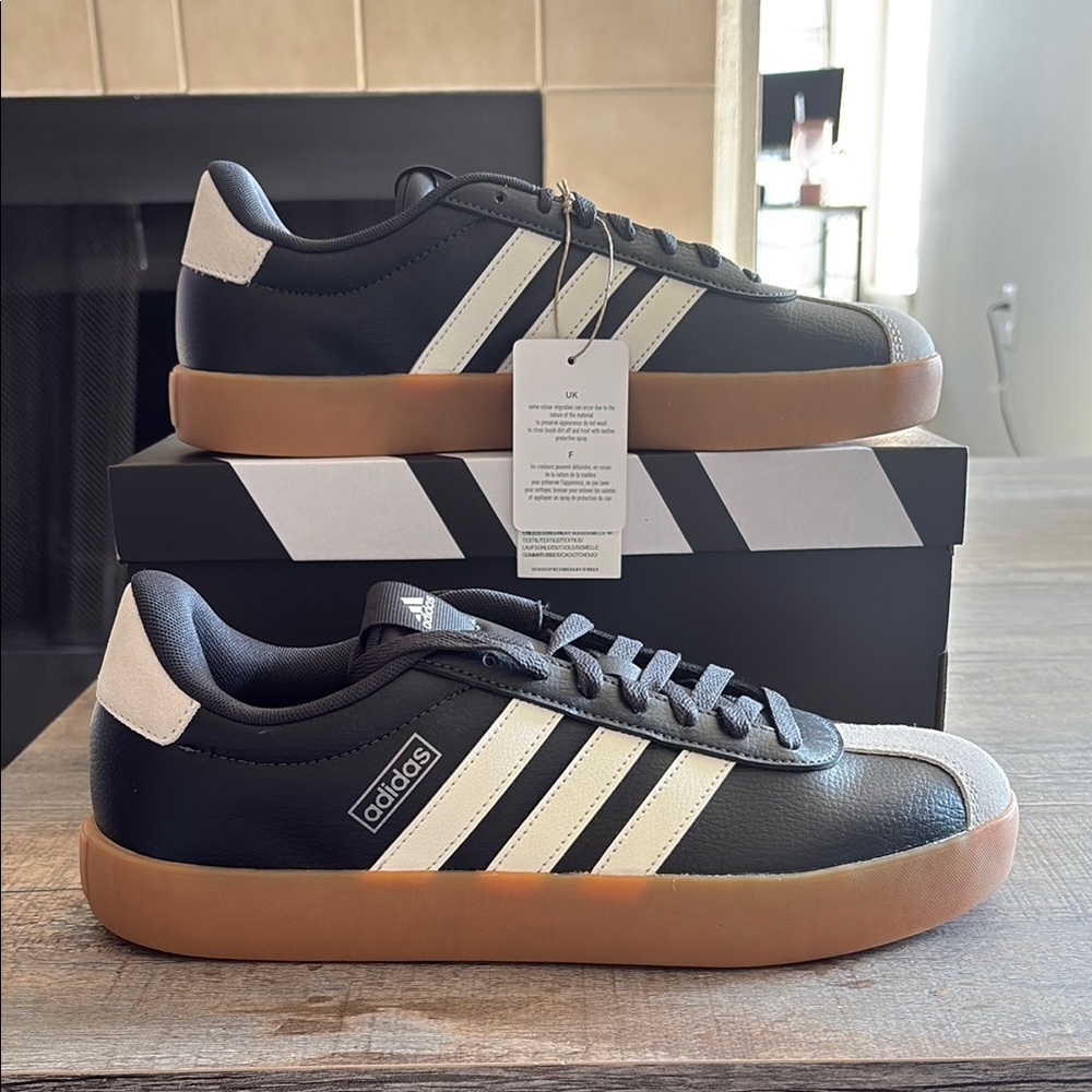 NWT Adidas VL Court 3.0 Women's Shoes - JS0504 - Picture 2 of 9